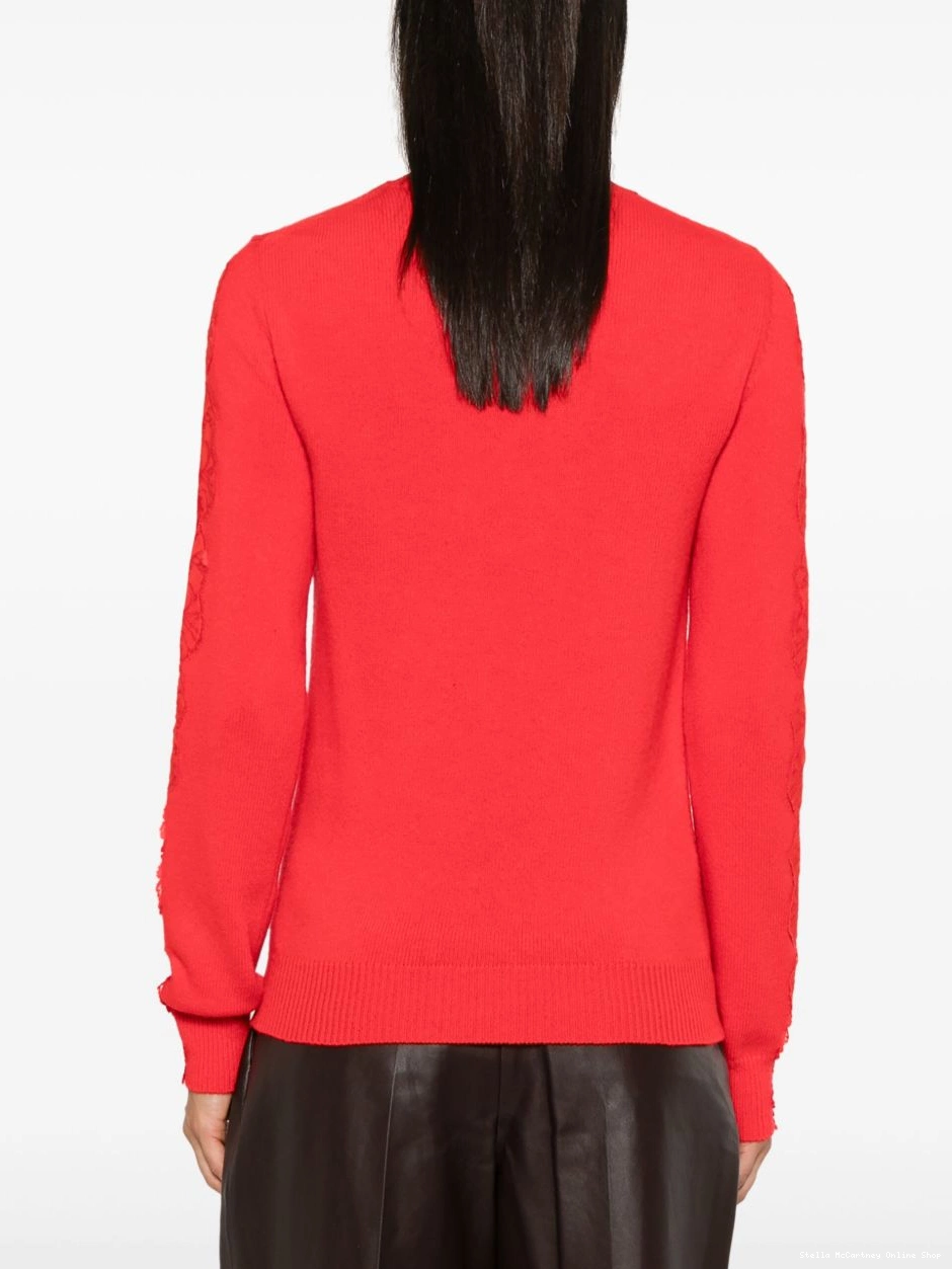 Affordable Women lace-detailed sweater Stella McCartney 0329